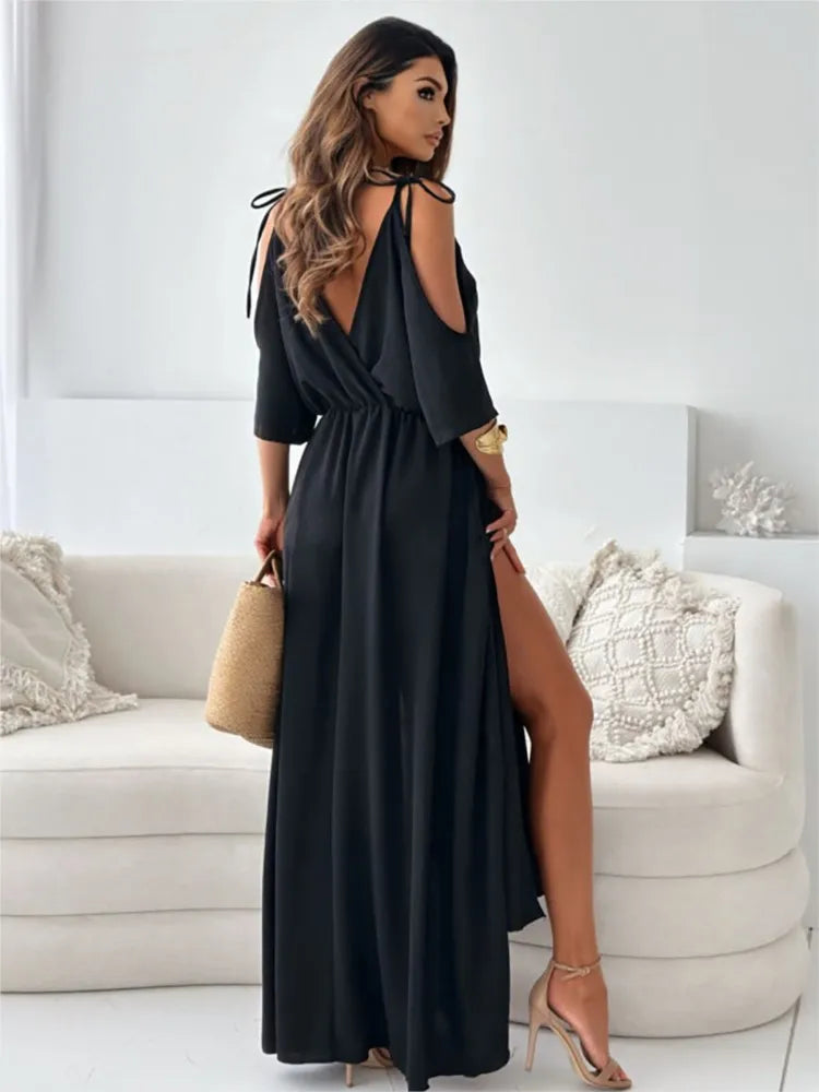 Sunset Slit Dress